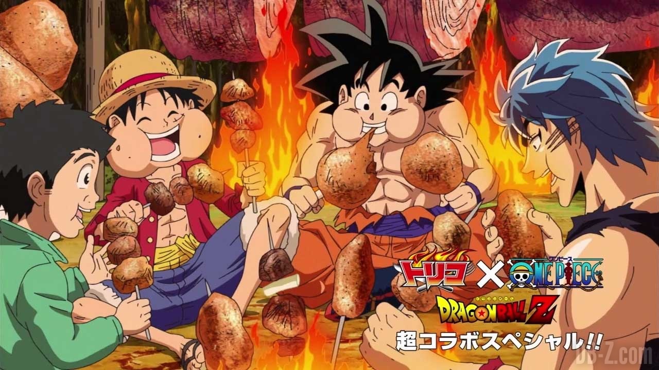 Extraits de l'épisode Dragon Ball Z x One Piece x Toriko
