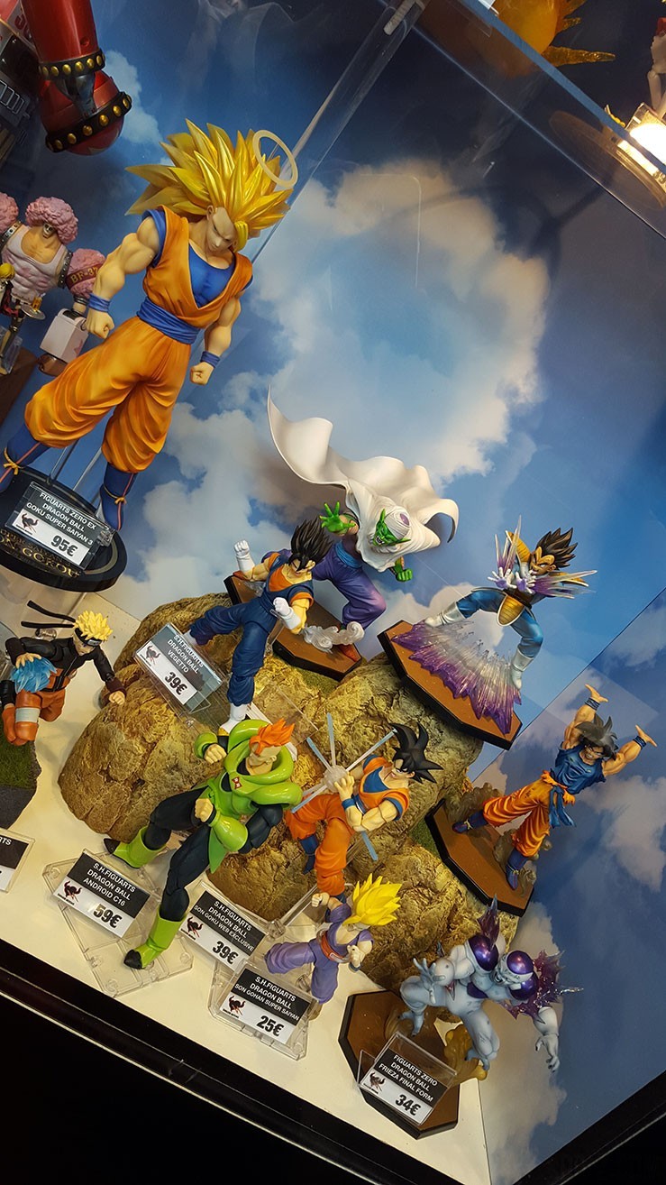 Les figurines Dragon Ball de la JAPAN EXPO 2015