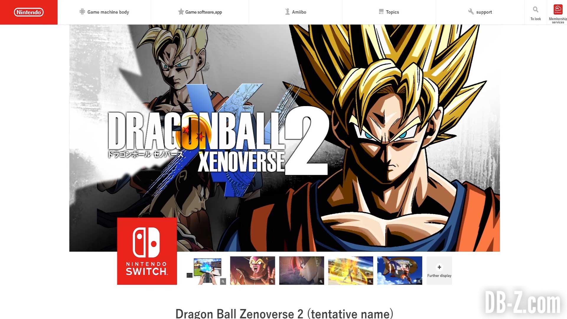 Dragon Ball Xenoverse 2 sur Switch : Une date de sortie aux US et des images