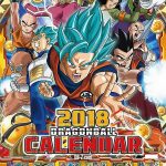 Calendrier Dragon Ball Super 2018 officiel