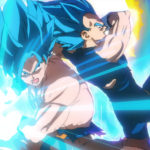 Goku et Vegeta Super Saiyan Blue vs Broly