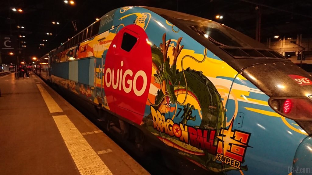 Le 1er Train Dragon Ball OUIGO SNCF est parti ce matin !