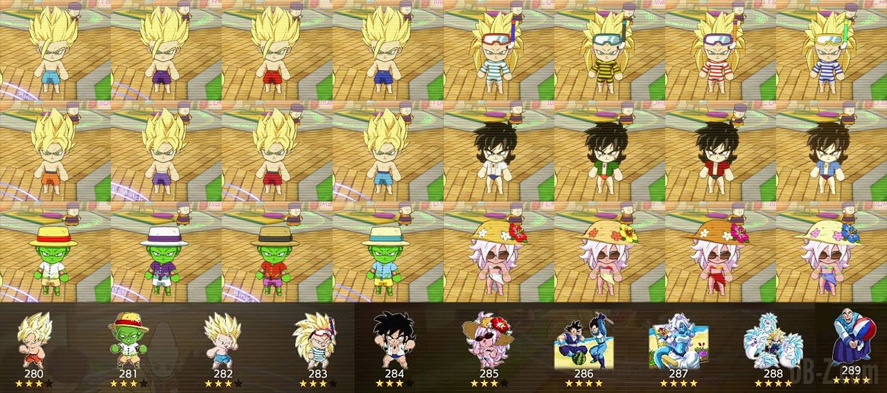 Dragon Ball FighterZ : Les avatars, vignettes-Z, et couleurs "Spécial Été"