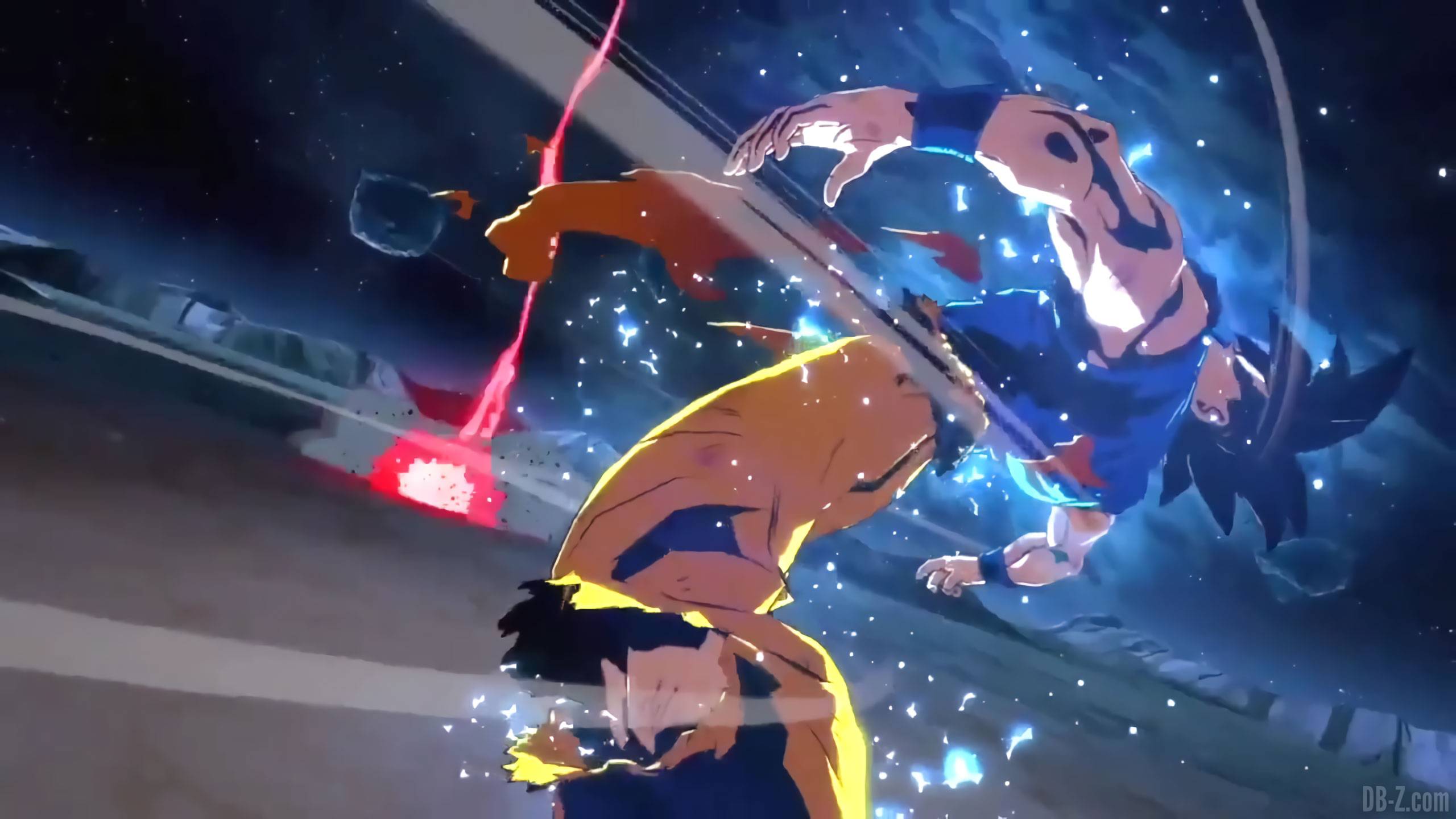 Dragon Ball FighterZ : Dramatic Finish de Goku SSGSS (Super Saiyan Blue) vs  Kefla