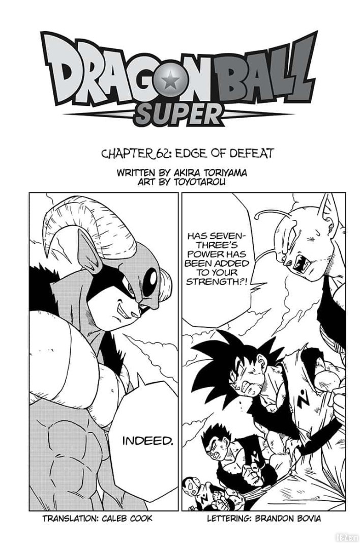Dragon Ball Super Chapitre 62 [COMPLET]