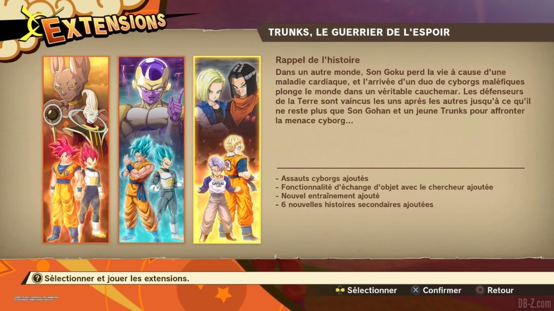 Dragon Ball Z Kakarot - DLC 3 : "Trunks, le guerrier de l'espoir" est  disponible
