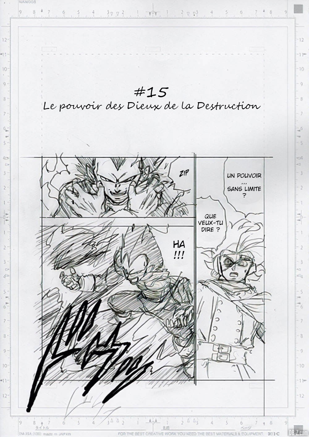 Dragon Ball Super : Les brouillons du chapitre 75 (VF) – Dragon Ball Super  en France : Actualités & News