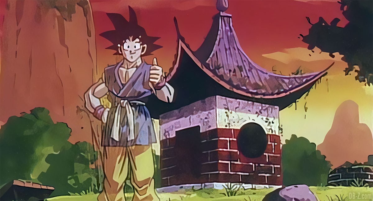 La tombe de Son Goku à la fin de Dragon Ball
