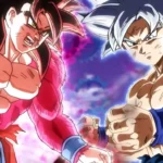 Goku Ultra Instinct vs Goku Super Full Power Saiyan 4
