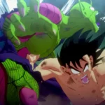 Goku punch Piccolo