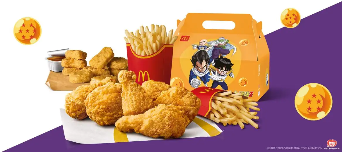 Dragon Ball et McDonald's récidivent dans une nouvelle collaboration